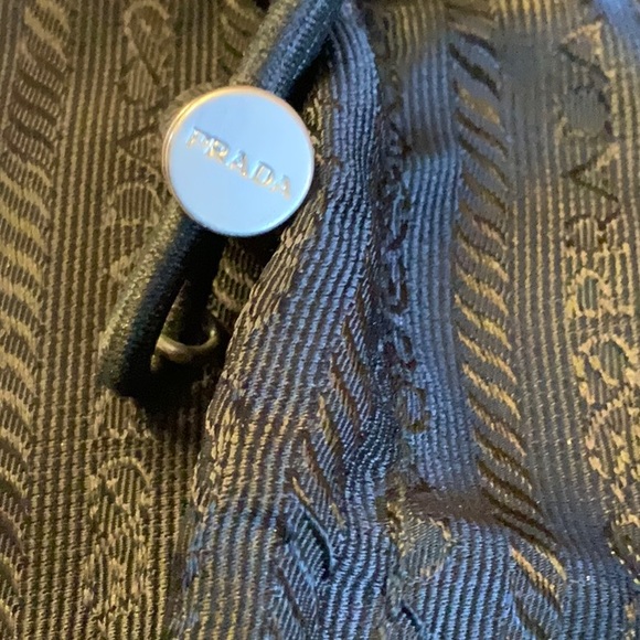 Prada Black Tessuto Nylon drawstring Clutch Bag - Picture 3 of 10